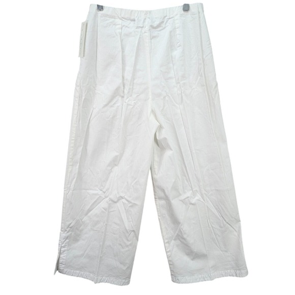 Willow Pants - Vtg Willow‎ Pants Womens White Cropped Stretch Coastal Minimalist Boho Size M